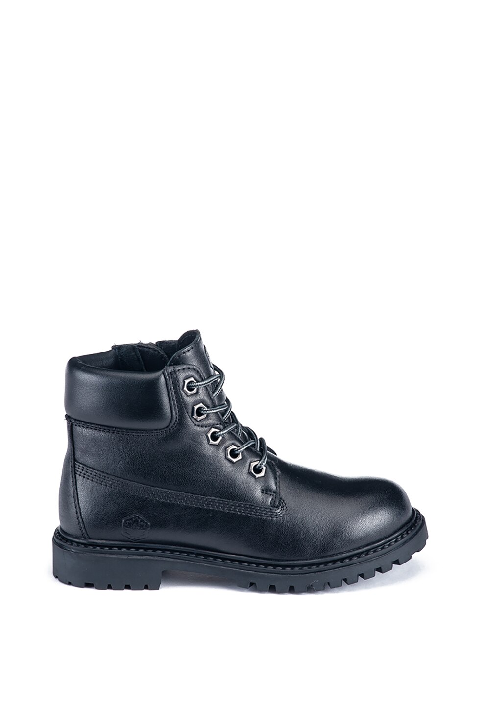 Lumberjack, Bocanci din piele, Negru, 32 EU