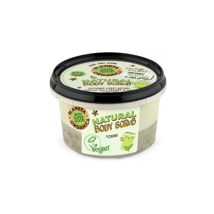 Testradír Organic Shop Skin Super Good Organic Matcha és Chia Seeds 250 ml