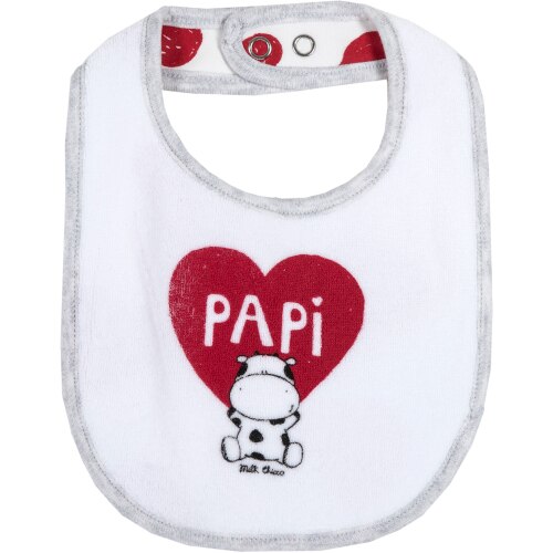 Baveta Chicco Copii din Bumbac, CREM