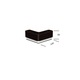Picior de colt mobila 12*12*5cm