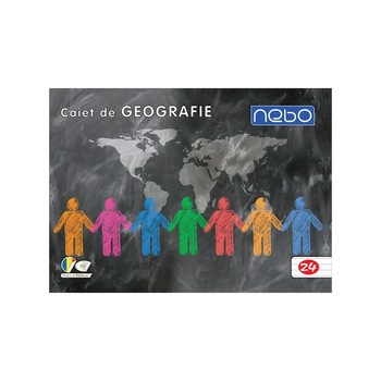 Caiet pentru scoala, BNW, de geografie, 24 file Caiet pentru scoala, BNW, de geografie, 24 file