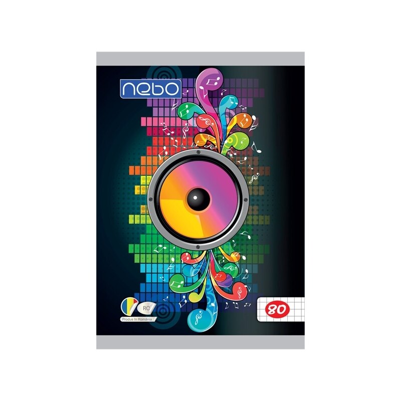 Caiet A5 80 de file, cu spira