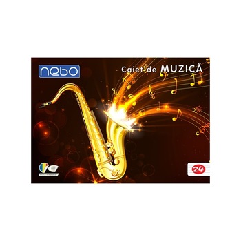 Caiet de muzica 24 file pentru scoala Caiet de muzica 24 file pentru scoala