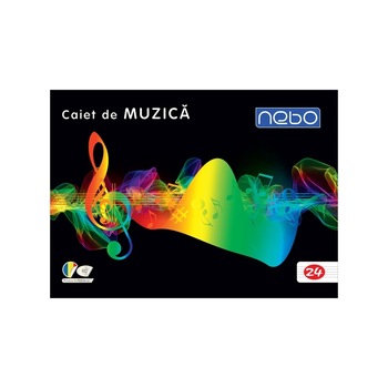Caiet de muzica pentru scoala 24 de file, nota muzicala Caiet de muzica pentru scoala 24 de file, nota muzicala