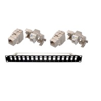 patch panel 19quot modular echipat cat6 lankatt ftpstp 16port x rj45 1u autosertizare ecranat suport de cabluri integrat - gigabit imagen 25_0_
0