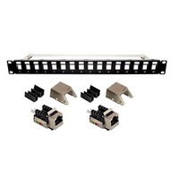 patch panel 19quot modular echipat cat5e lankatt ftpstp 16port x rj45 1u tip 110 ecranat suport de cabluri integrat imagen 35_0_
0