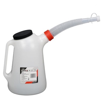 Recipient pentru ulei Yato YT-06985, gat flexibil, 5L Recipient pentru ulei Yato YT-06985, gat flexibil, 5L