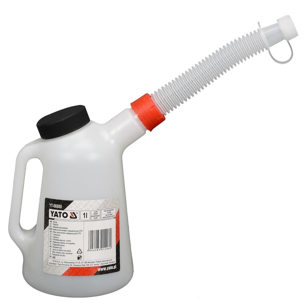 Bidon combustibil Yato YT-06980, gat flexibil, 1L