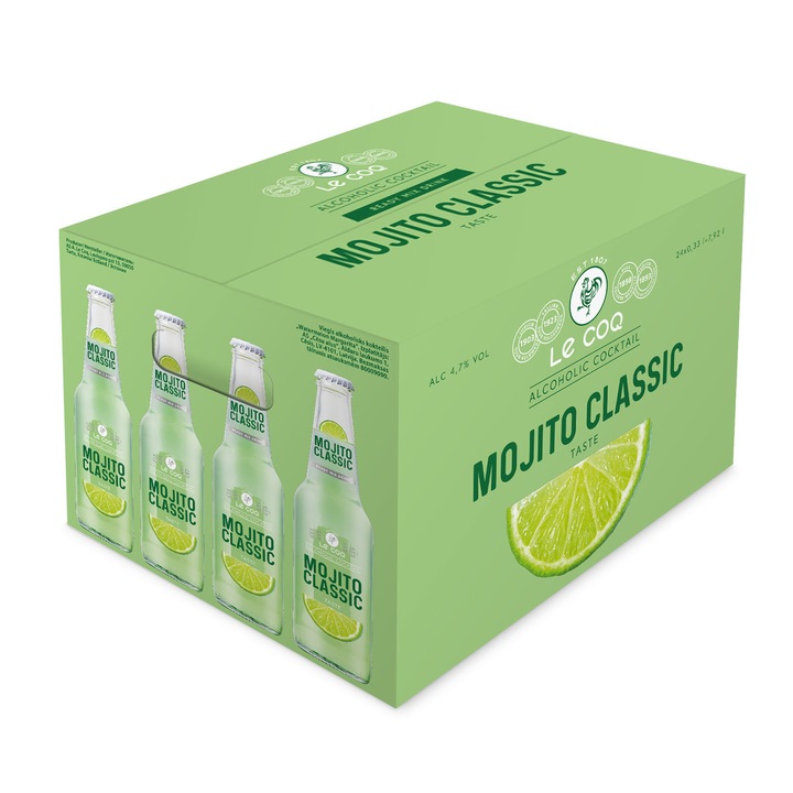 Cocktail LeCoq Mojito 4,7% alc. BAX24x0,33L