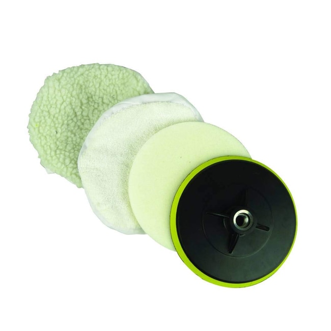 Set Bureti Carpoint pentru masina de polisat, cu disc si rezerve, 150mm, 4 buc