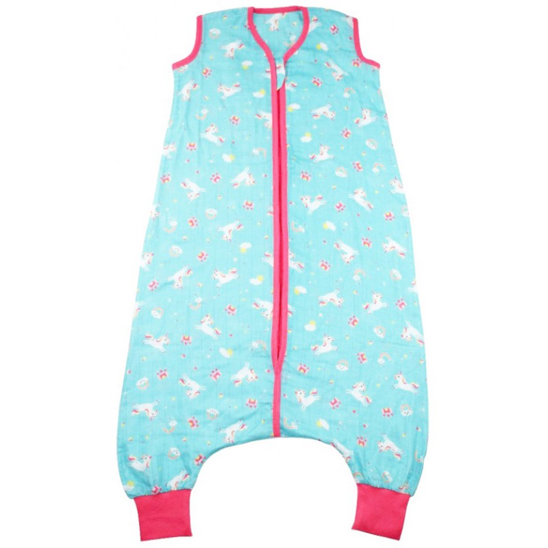 Sac de dormit cu picioruse Bamboo Unicorn 5-6 ani 0.2 Tog