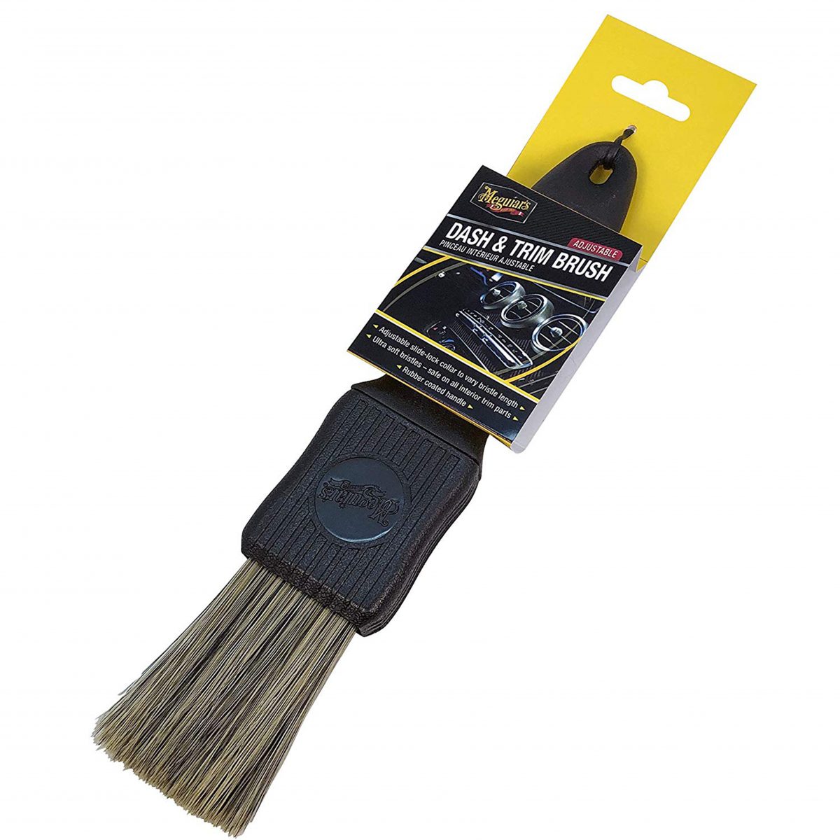 Pensula cu peri ajustabili pentru curatat bord si trimuri interioare, Meguiar's