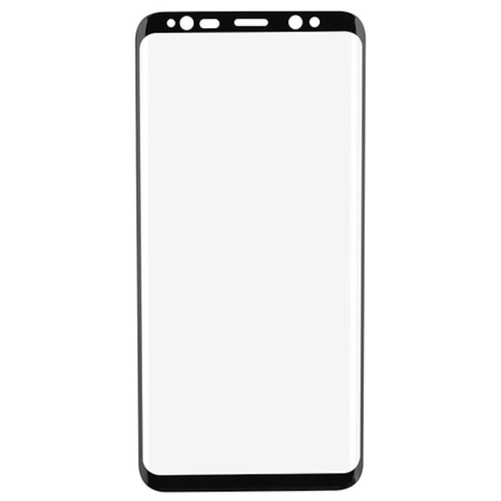 Стъклен протектор Samsung Galaxy Note 9, SM N960F, 2017, FullFace версия, Black