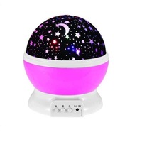 lampa de veghe cu proiector rotativ cu stele si luna 14cm albastruroz imagen 20_0_
0
