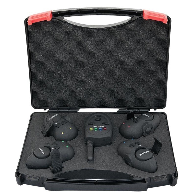 Set avertizoare wireless Baracuda SG-V1 + receptor, 4 buc/set, negru