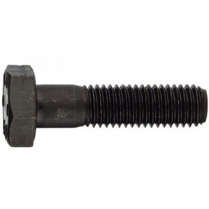 Surub, cap hexagonal, filet partial, DIN 931 - 10.9, Negru - 24X130