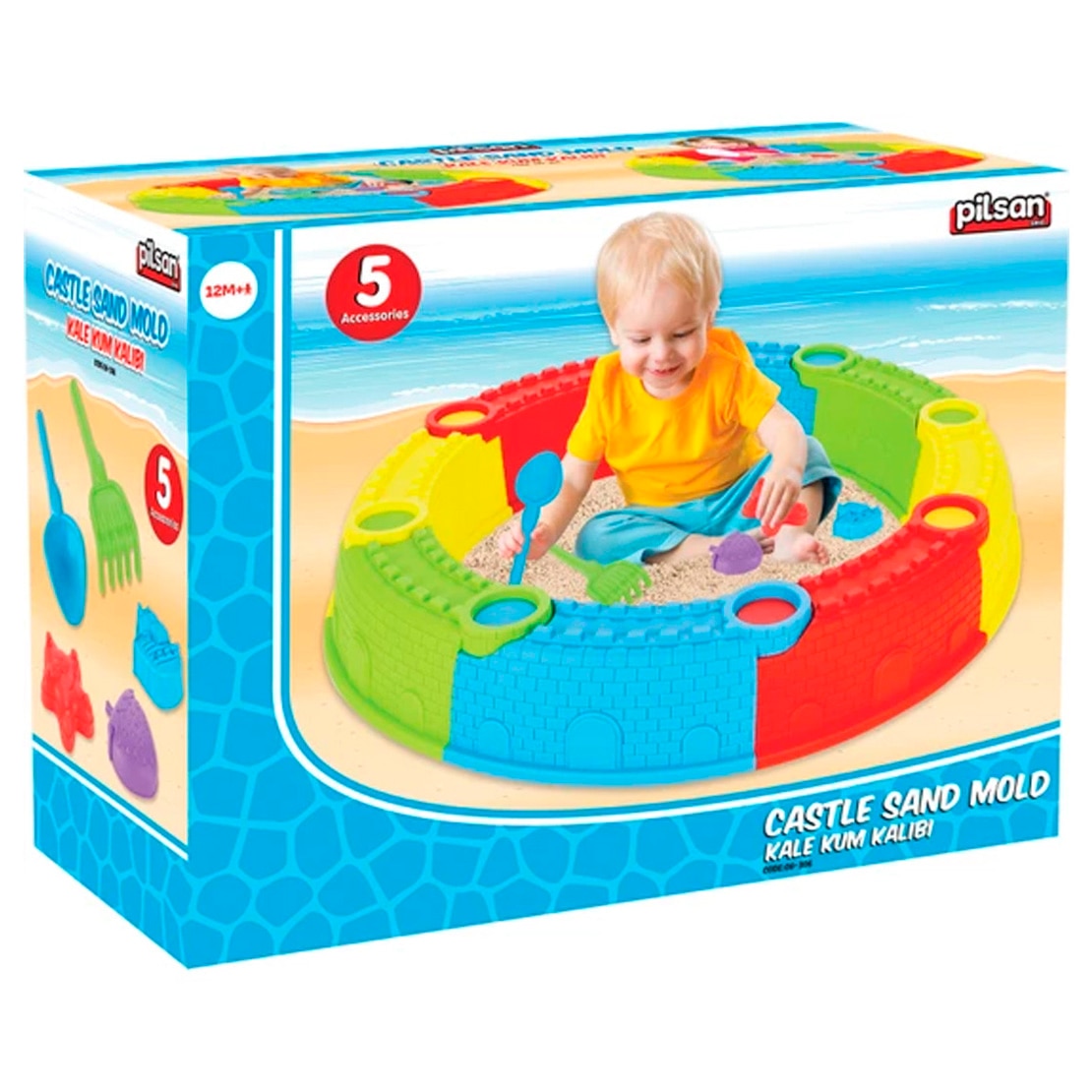 Spatiu de joaca Pilsan - Sand castle mold