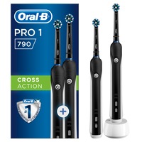 set 2 x periuta de dinti electrica oral-b pro 1 790 cross action 40000 pulsatiimin 8800 oscilatiimin curatare 3d 1 program 2 capate 1 incarcator negru imagen 7_0_
0