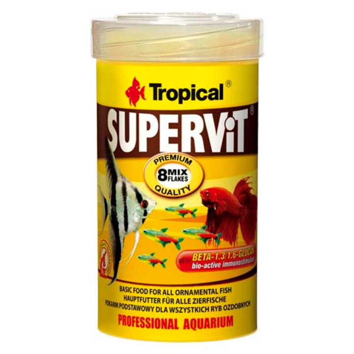 Tropical Supervit основна храна за аквариумни рибки, 100ml / 20g
