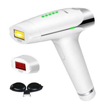 Epilator IPL pentru epilare definitiva, Lescolton, 5 nivele, LED, Alb Epilator IPL pentru epilare definitiva, Lescolton, 5 nivele, LED, Alb
