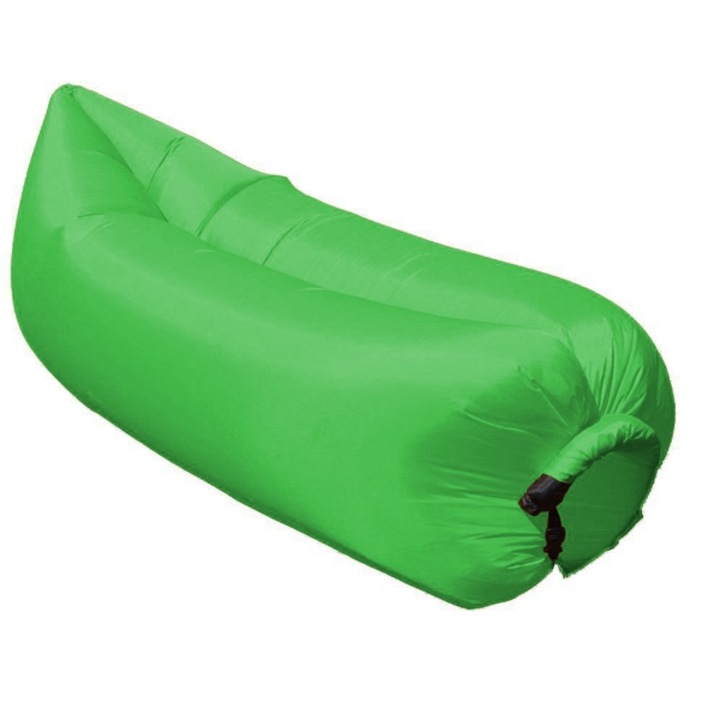 Muhler Lazy Bag felfújható matrac, táskával, 245 x 70 cm, zöld