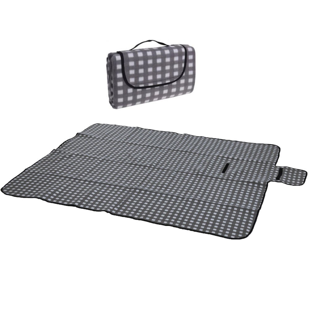 Patura picnic cu maner 130x150 cm, Gri