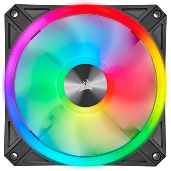 Ventilator Corsair iCUE QL120 RGB, 120mm, PWM Ventilator Corsair iCUE QL120 RGB, 120mm, PWM