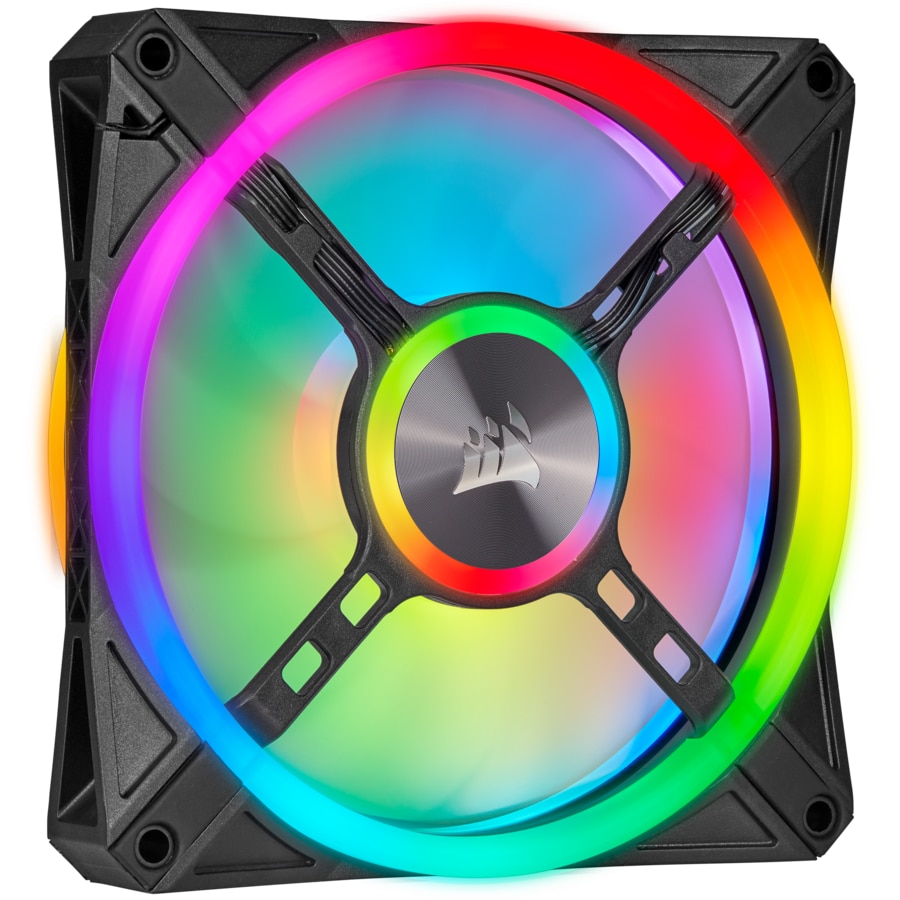 Ventilator Corsair iCUE QL120 RGB, 120mm, PWM, Three Fan Pack