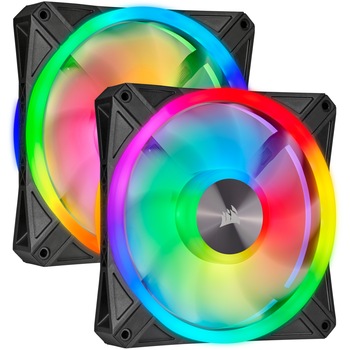 Ventilator Corsair iCUE QL140 RGB, 140mm, PWM, Kit Ventilator Corsair iCUE QL140 RGB, 140mm, PWM, Kit