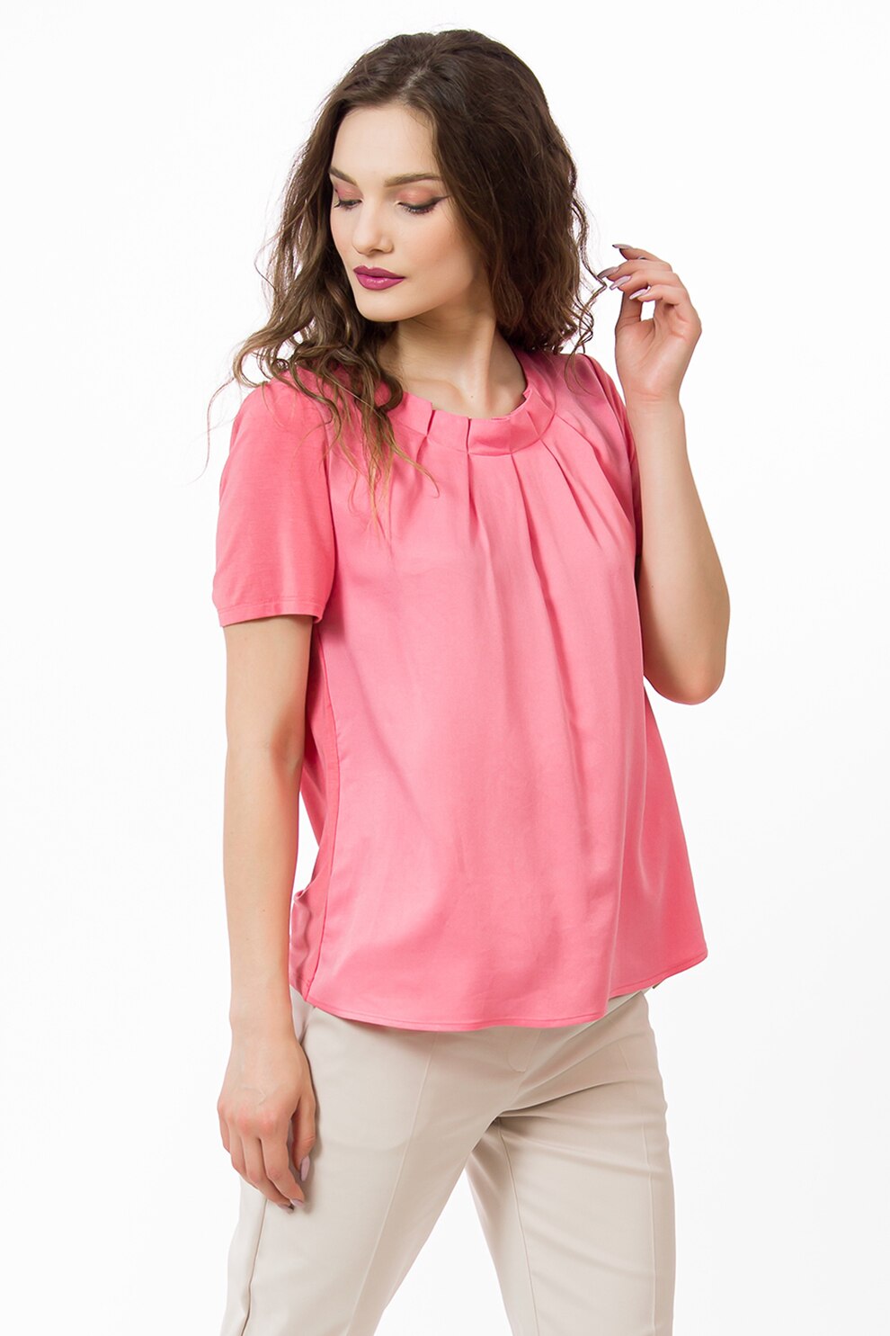 Sense, Bluza cu pliuri, Roz