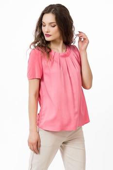 Sense, Bluza cu pliuri, Roz Sense, Bluza cu pliuri, Roz