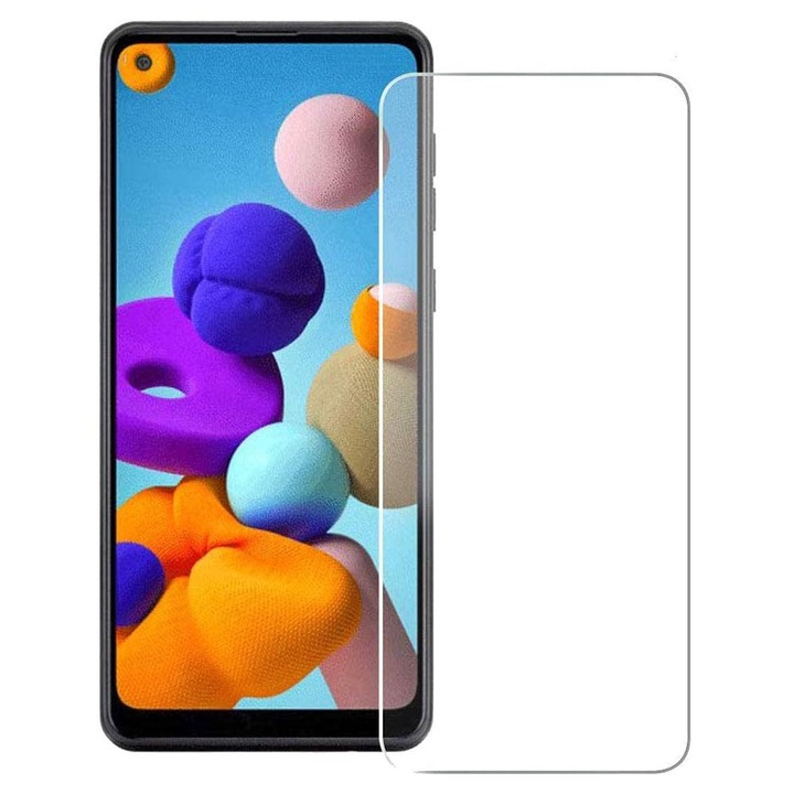 Biztonságos üvegfólia kompatibilis a SAMSUNG Galaxy A21s Tempered Glass, Anti-Shock és fordítva