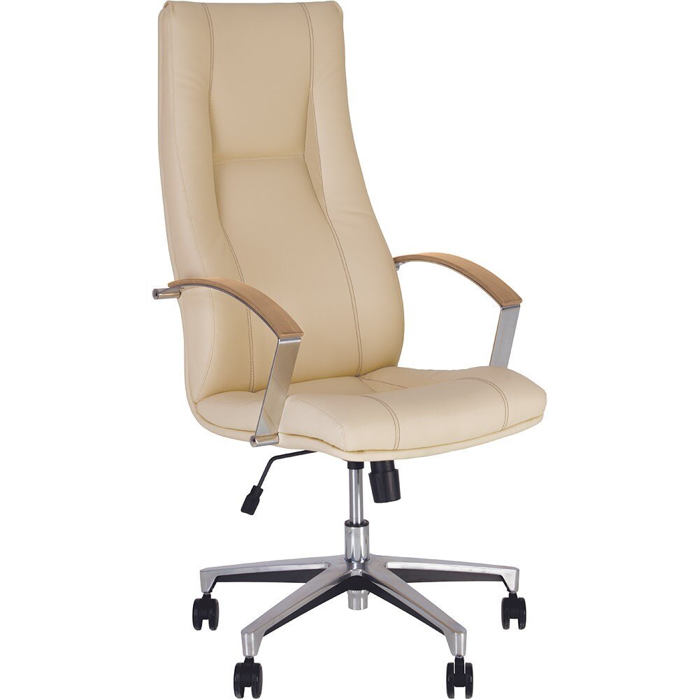 Scaun directorial KING, Bej piele ecologica