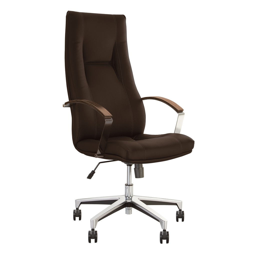 Scaun directorial KING, Brun inchis piele ecologica