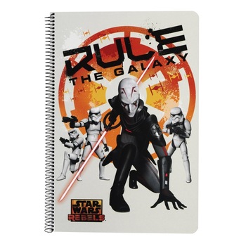 Caiet cu spira A4 Star Wars Rebels Caiet cu spira A4 Star Wars Rebels