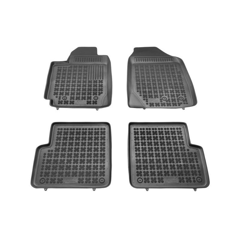 Set 4 covorase auto tip tavita, Cauciuc, pentru TOYOTA COROLLA 10.01-03.08, Negru