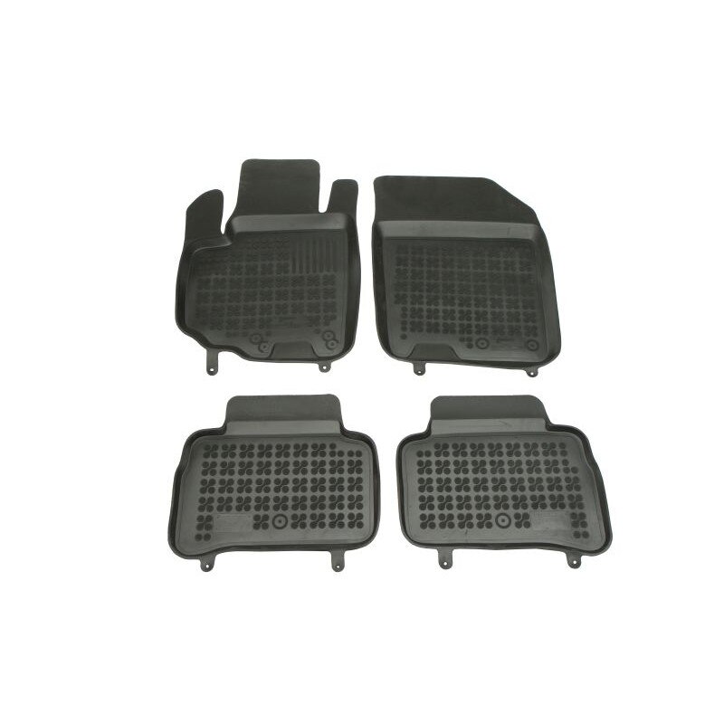 Set 4 covorase auto tip tavita, Cauciuc, pentru SUZUKI VITARA 02.15-, Negru