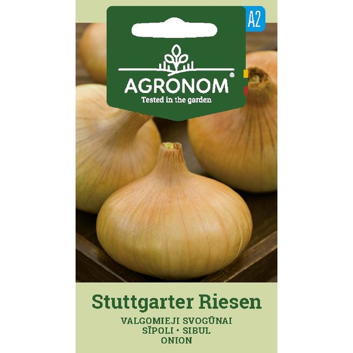 Ceapa Stuttgarter Riesen, Agronom, Soi Semi Timpuriu, Seminte, plic 1.5 grame