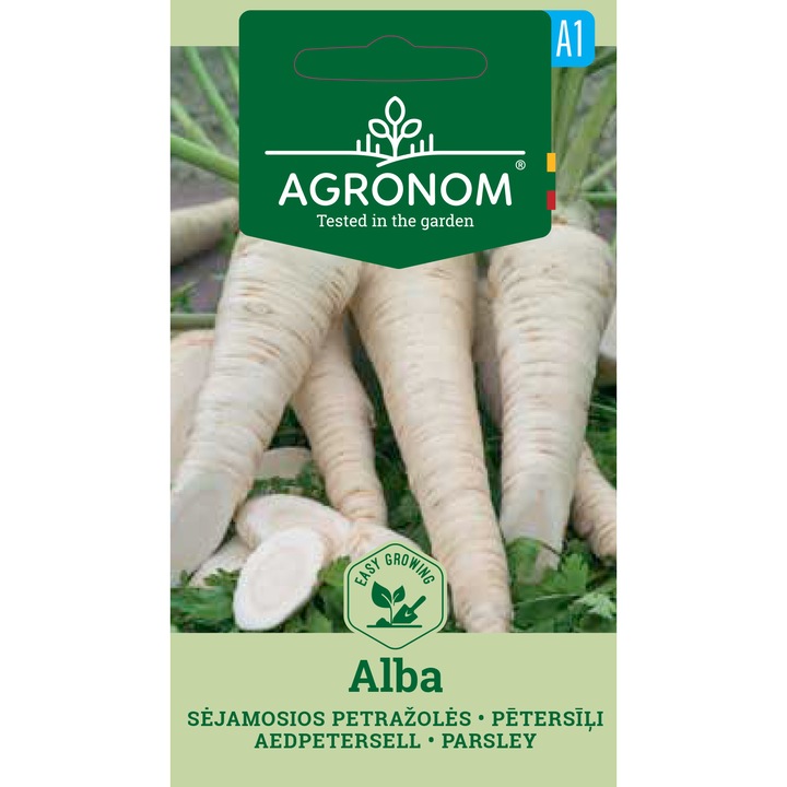 Patrunjel de radacina Alba, Agronom, Soi Semi Timpuriu, Seminte, plic, 2 grame