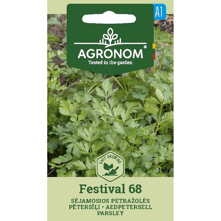 Patrunjel Festival 68, Plante Aromatice, Agronom, Soi Semi Timpuriu, Seminte, plic, 2 grame