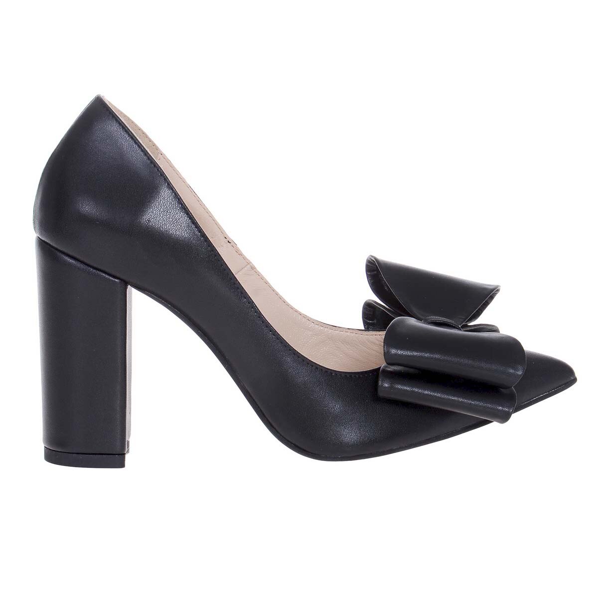 Pantofi Dama din Piele Naturala, Negru
