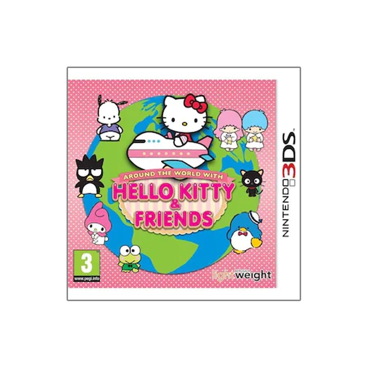 Joc Around The World With Hello Kitty And Friends Pentru Nintendo 3Ds