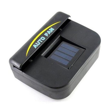 Ventilator auto Allstar, incarcare solara, Negru Ventilator auto Allstar, incarcare solara, Negru