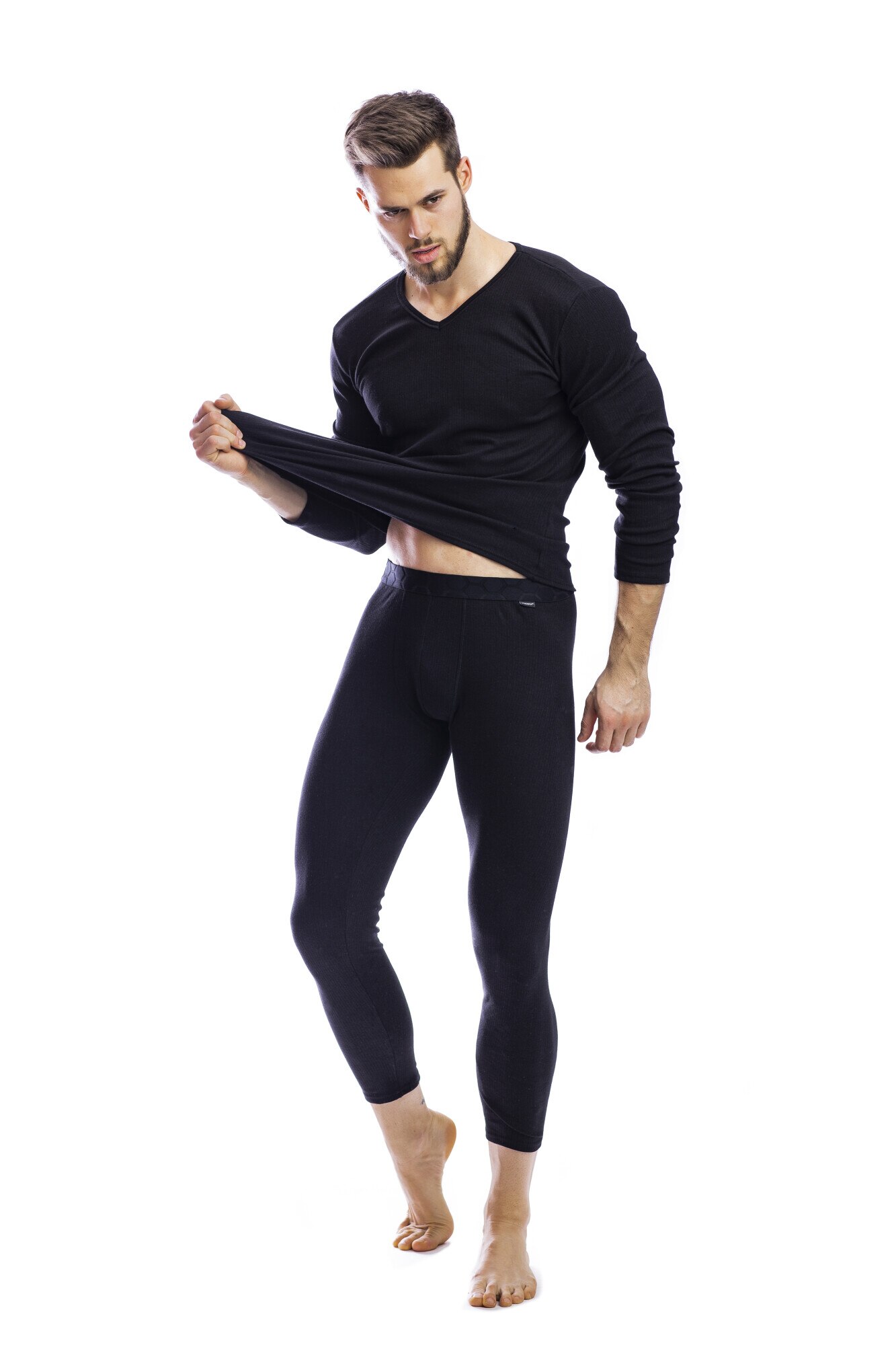 Tricou de corp EB06, pentru barbati, Uniconf, Negru