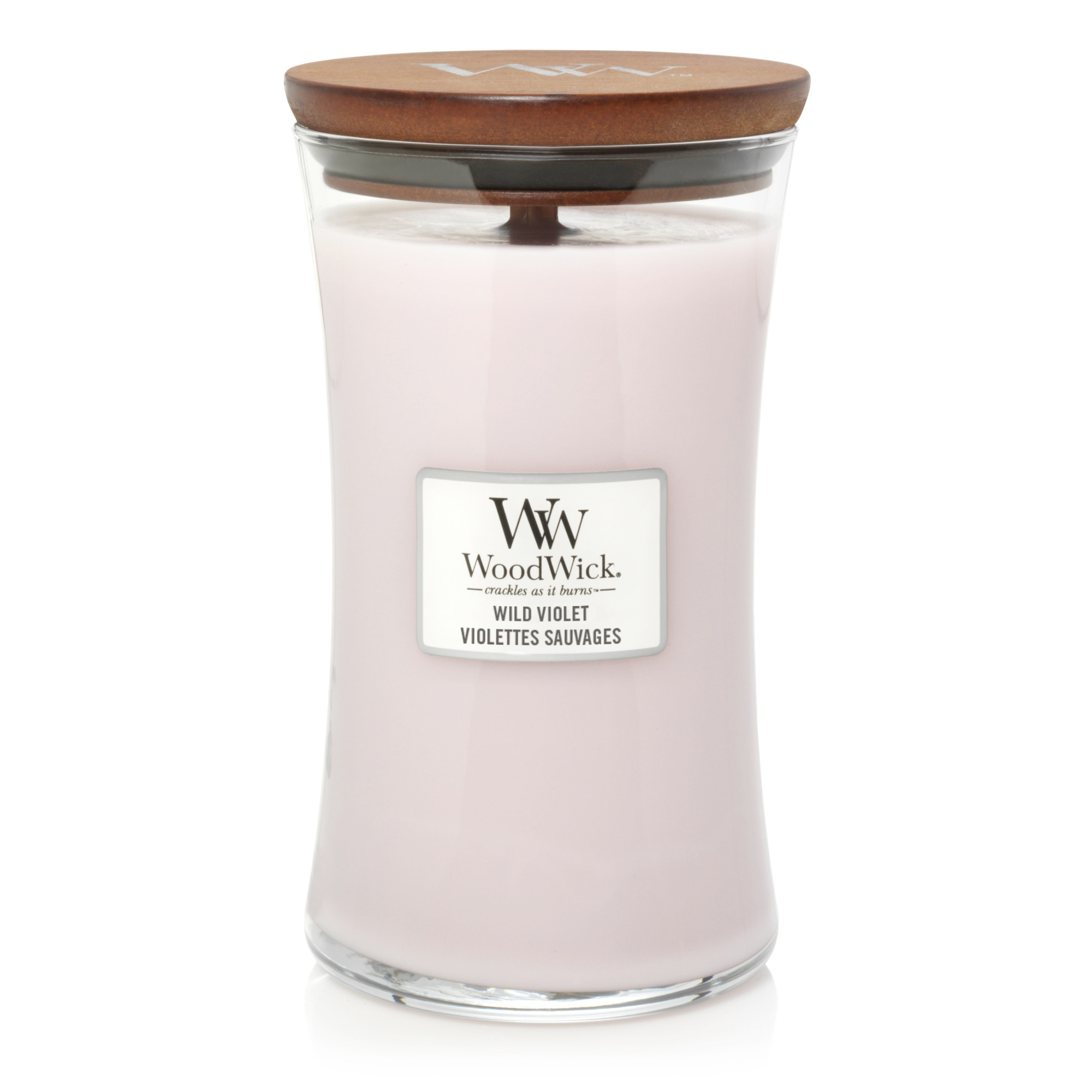 Lumanare Parfumata Borcan Mare Wild Violet, WoodWick®