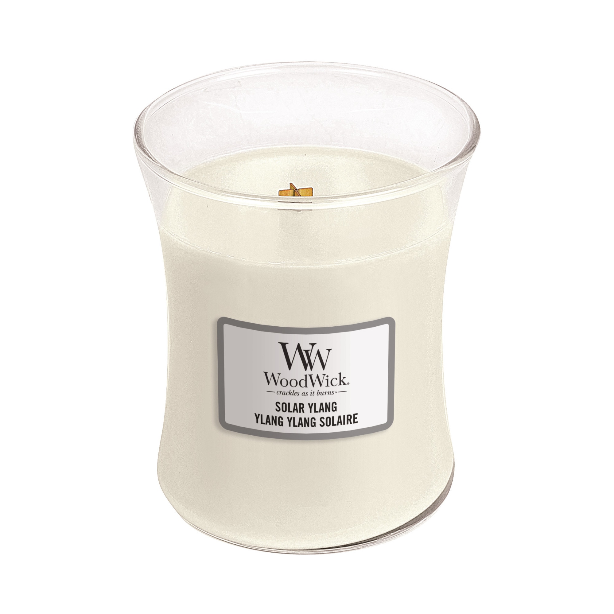 Lumanare Parfumata Borcan Mediu Solar Ylang, WoodWick®