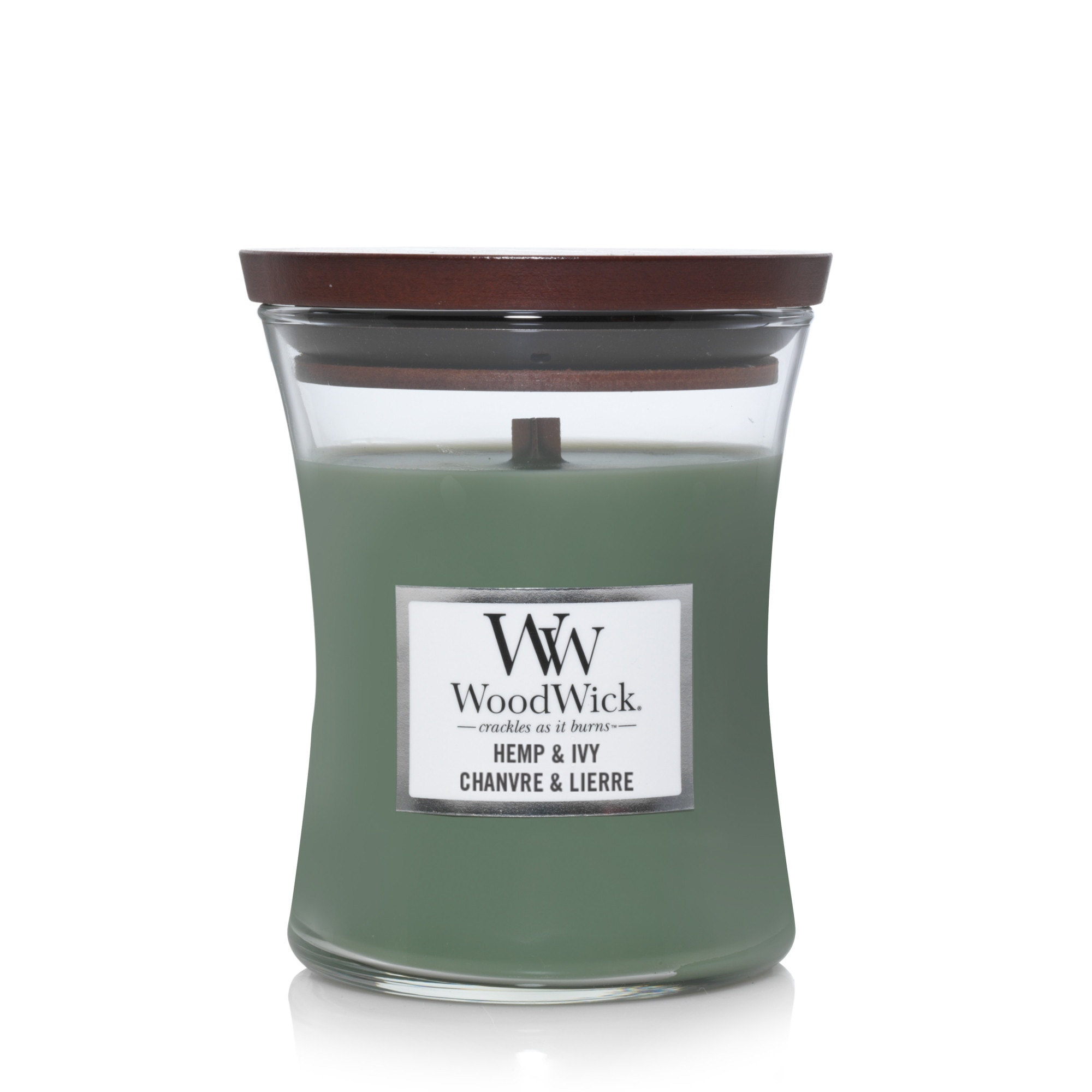 Lumanare Parfumata Borcan Mediu Hemp and Ivy, WoodWick®