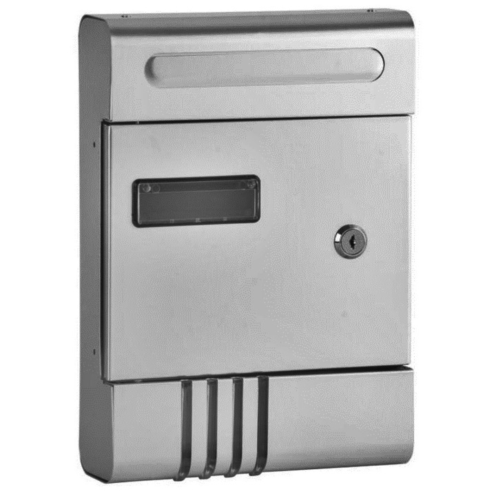 Postaláda, eloxált alumínium 290x205x65 mm