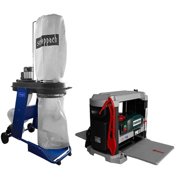 Set masina rindeluit Metabo DH 330, putere 1800 W, latime lucru 33 cm, aspirator HD 12 Set masina rindeluit Metabo DH 330, putere 1800 W, latime lucru 33 cm, aspirator HD 12