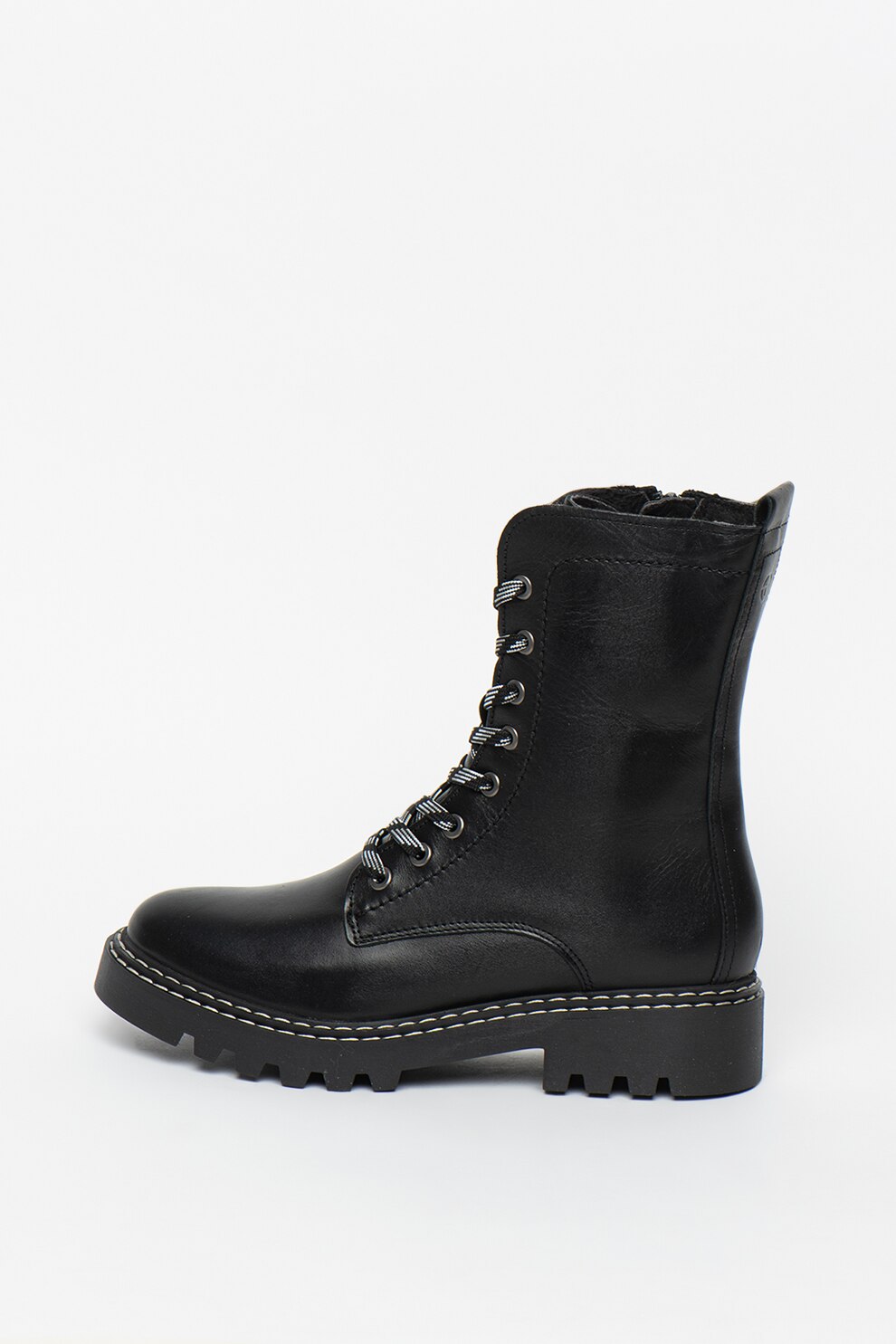 Tamaris, Ghete high cut din piele